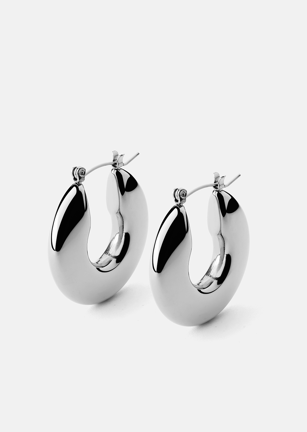 Boucle d’oreille Luna Bold Hoops - Plaquée argent