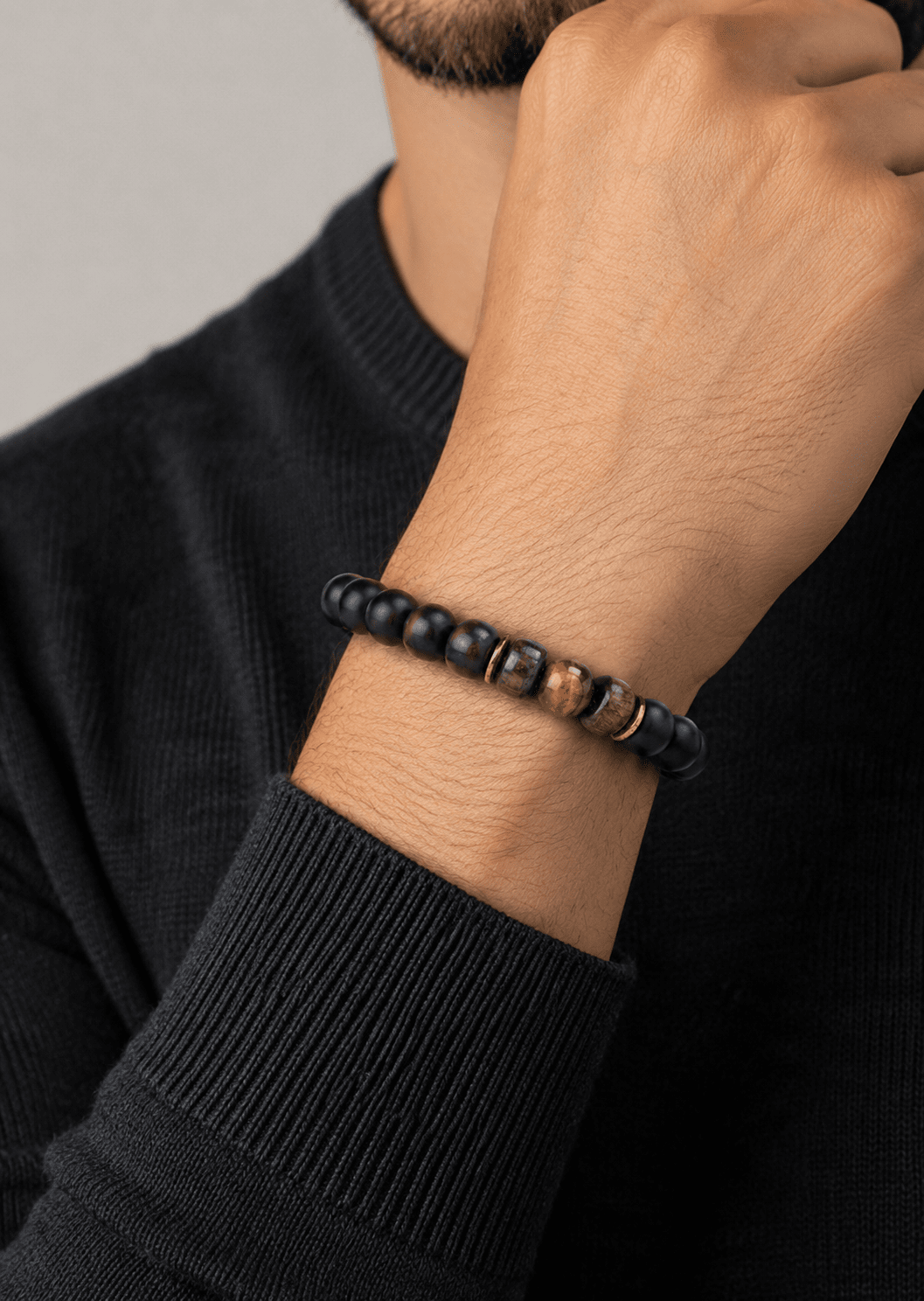 Bracelet perlé Ebon Valor