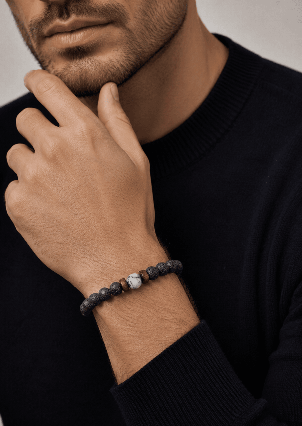 Bracelet perlé Eclipse Aura