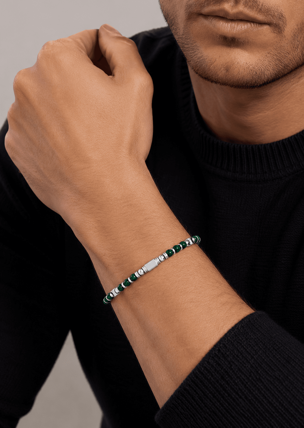 Bracelet perlé Emerald Rove