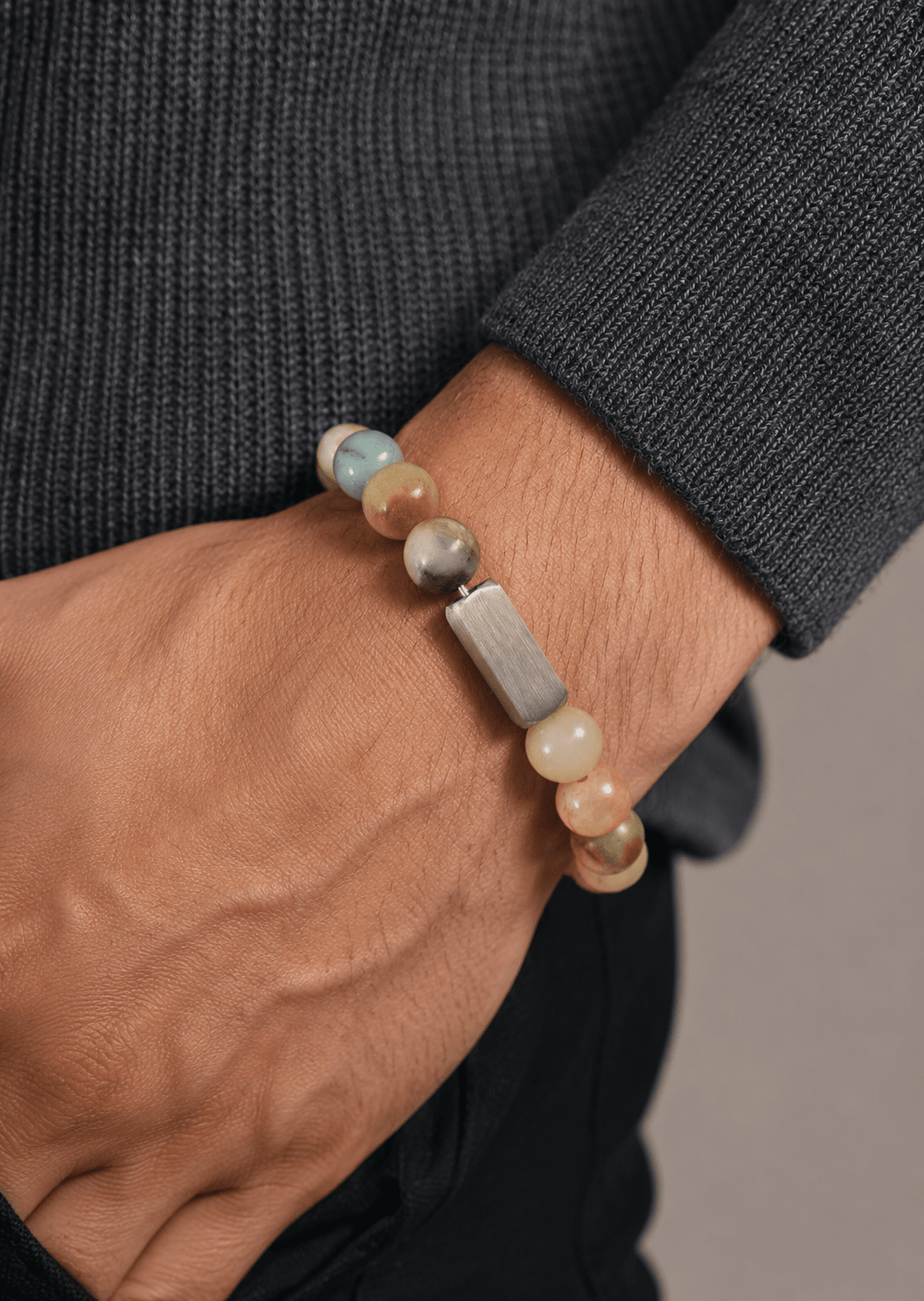 Bracelet perlé Granite Bond