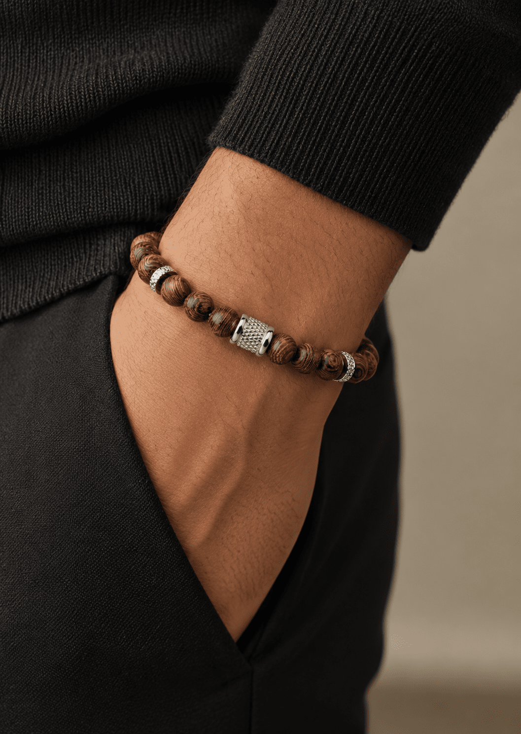 Bracelet perlé Labrador Essence