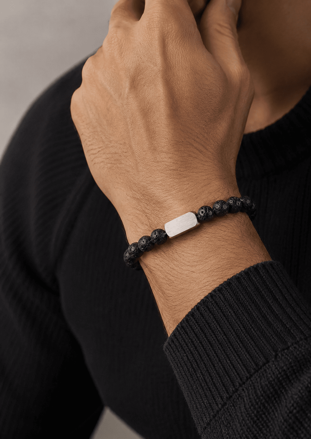 Bracelet perlé Obsidian Ridge