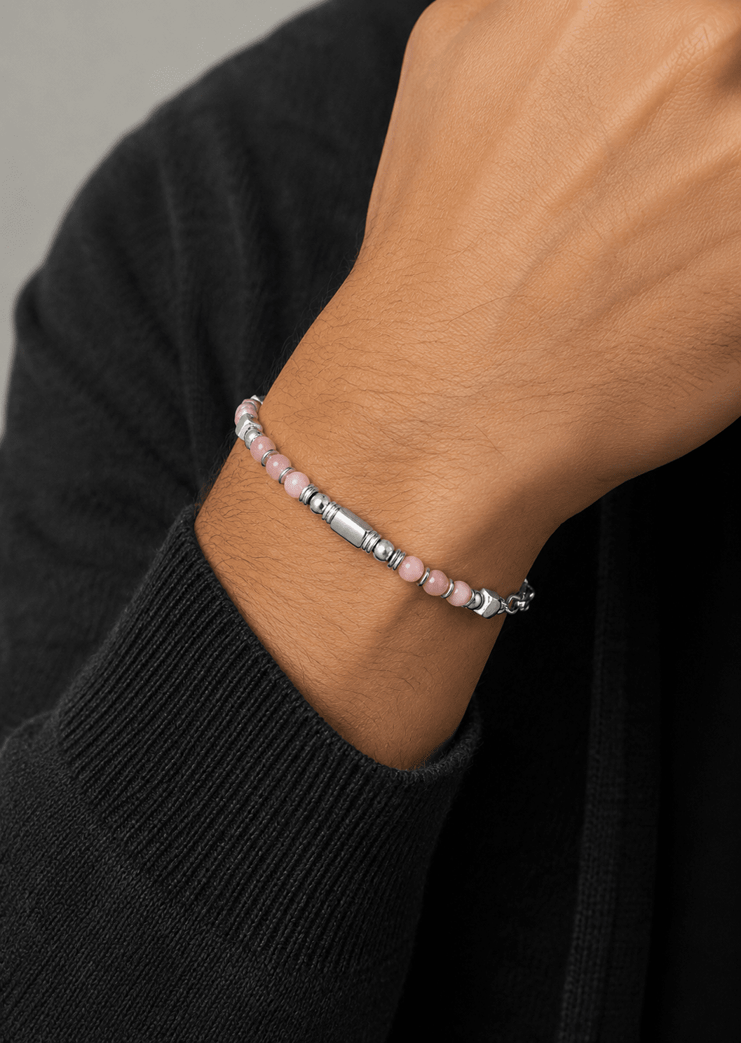 Bracelet perlé Obsidian Sphere