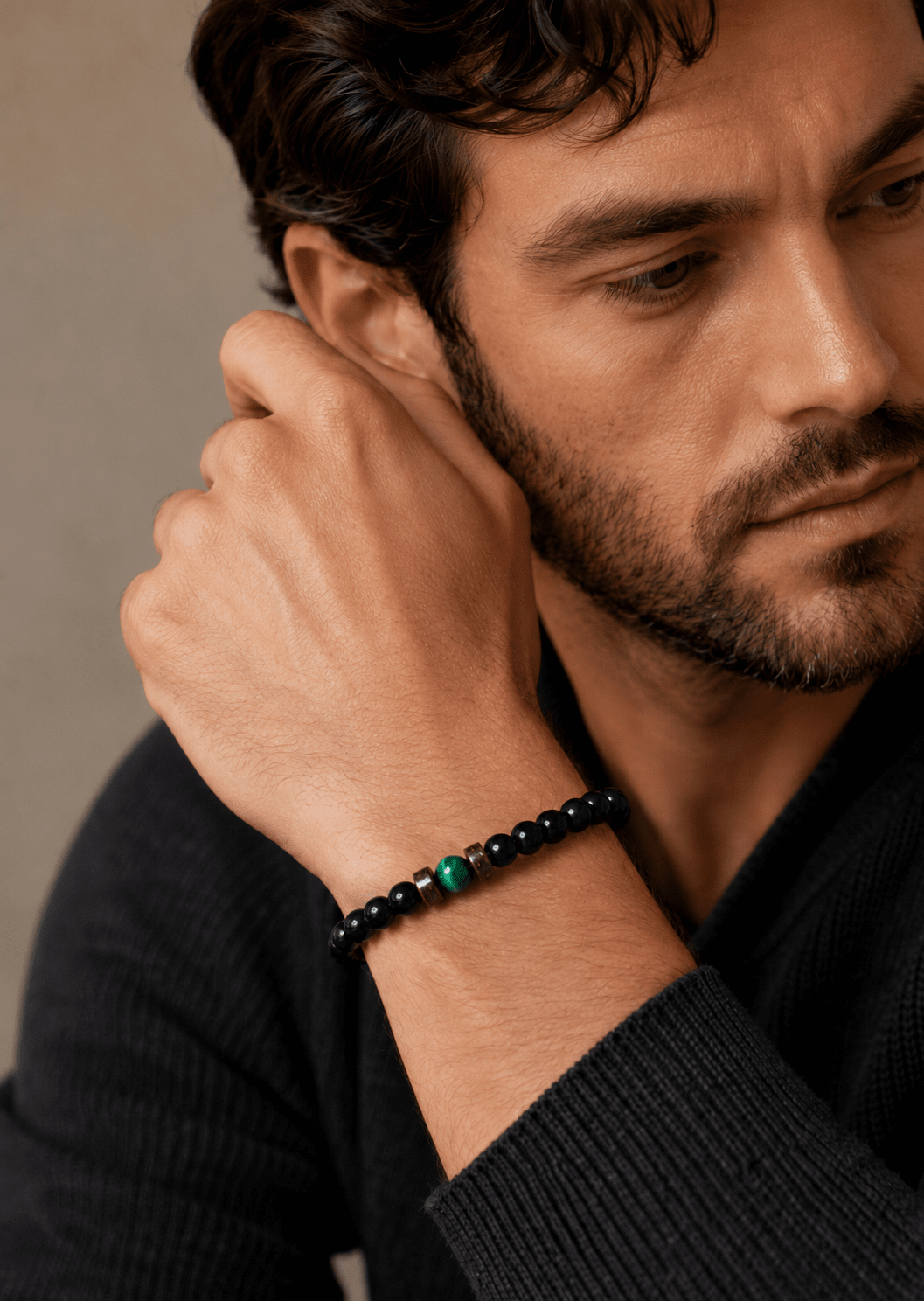 Bracelet perlé Sable Nexus