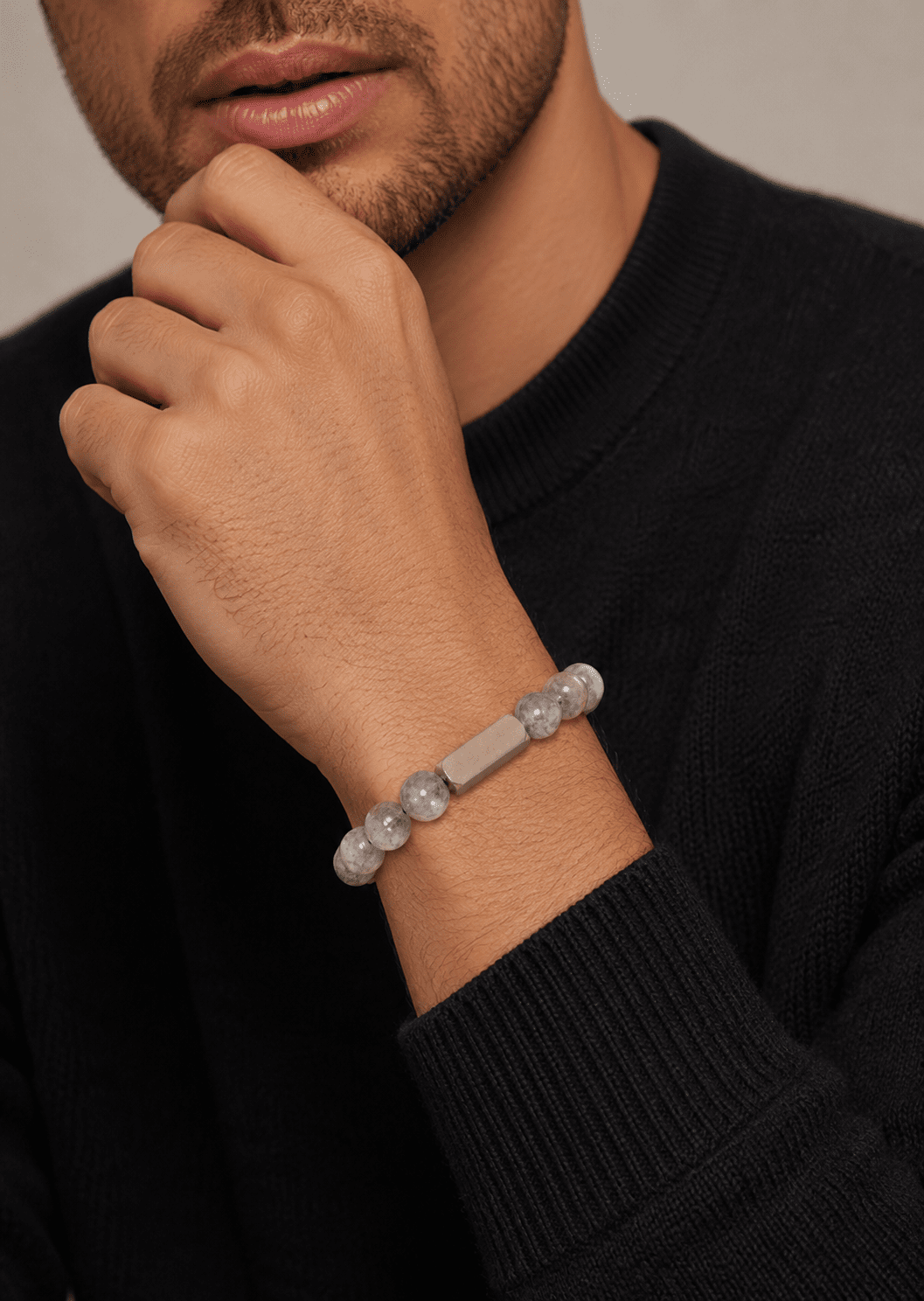 Bracelet perlé Stone Surface