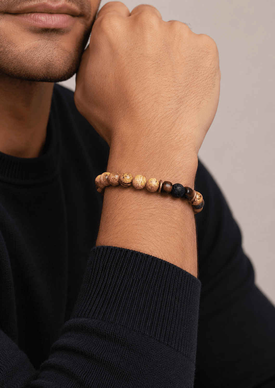 Bracelet perlé Terra Essence