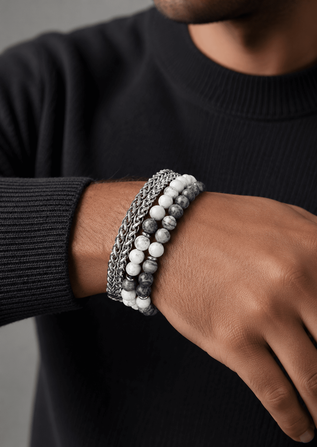 Bracelet perlé Titan Sphere