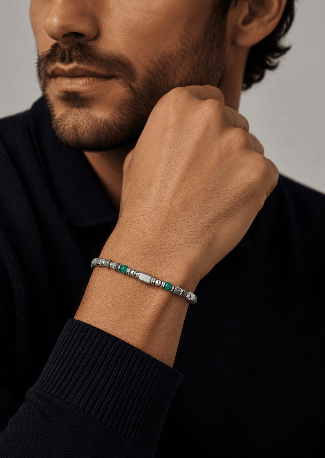 Bracelet perlé Verdant Pulse
