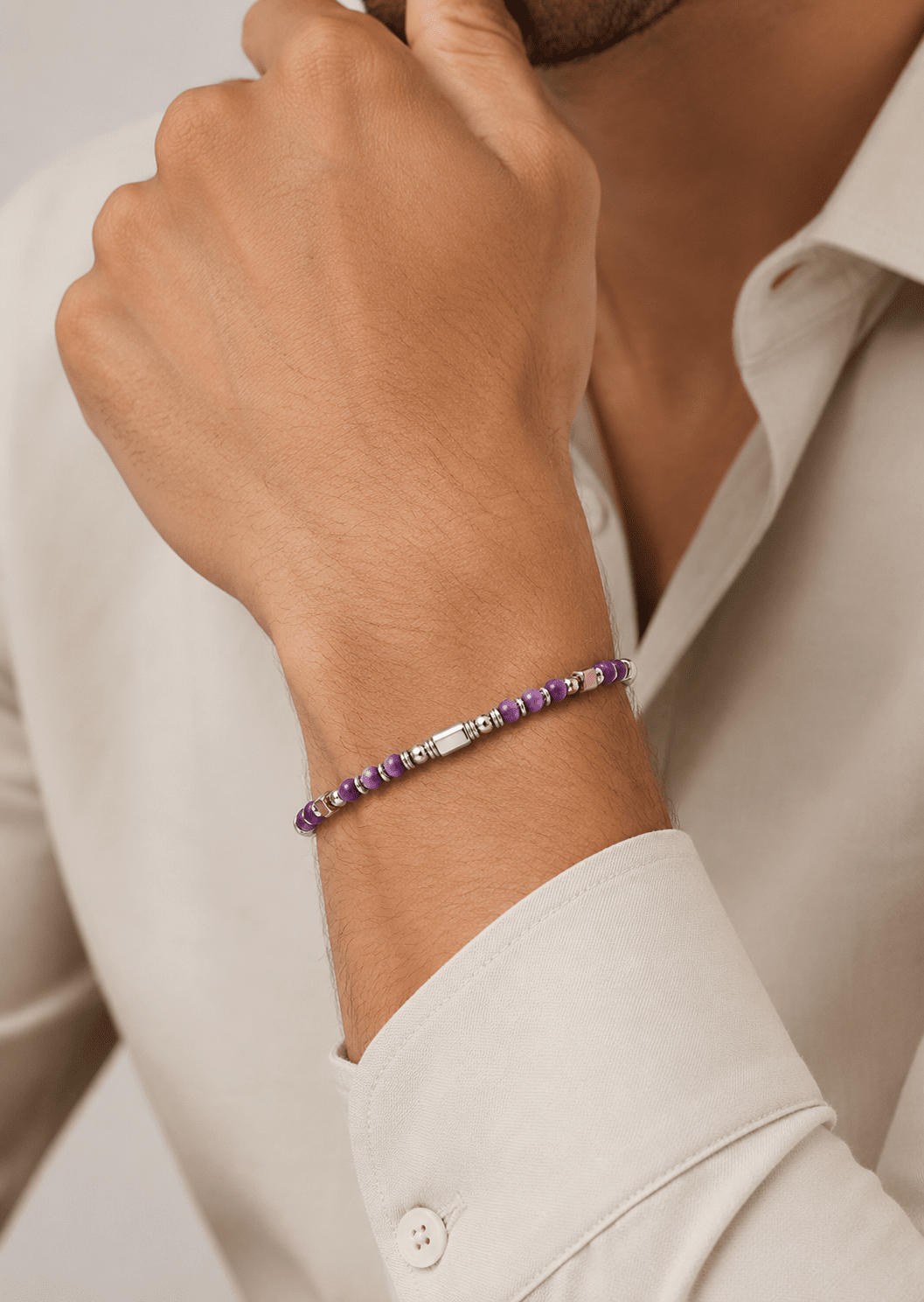 Bracelet perlé Zenith Aura