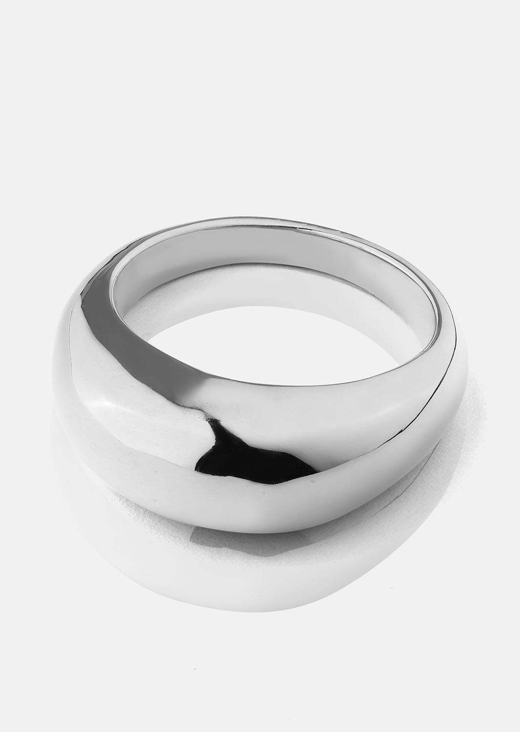 Golden Bold Bague - Plaquée argent
