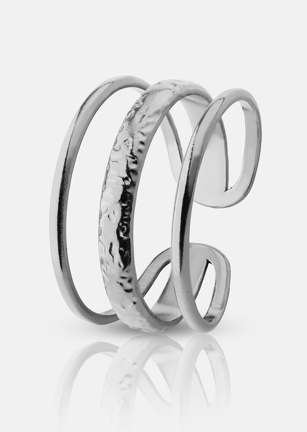 Bague Layer – Plaquée argent