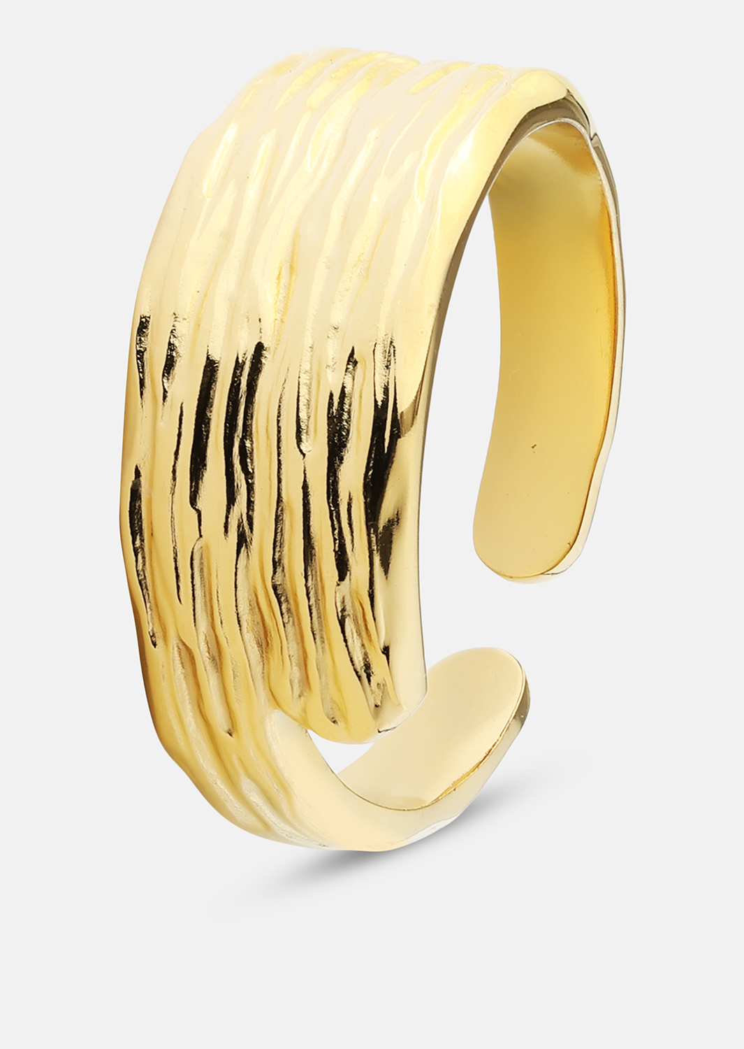 Wavena Bague - 18k Plaquée or