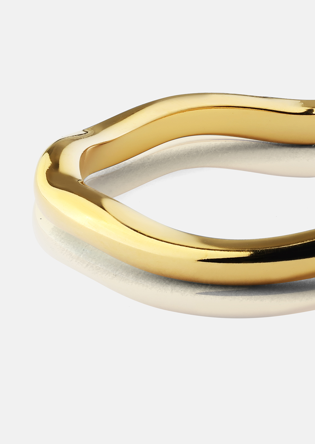 Bague Wave Gold - Plaqué or 18k