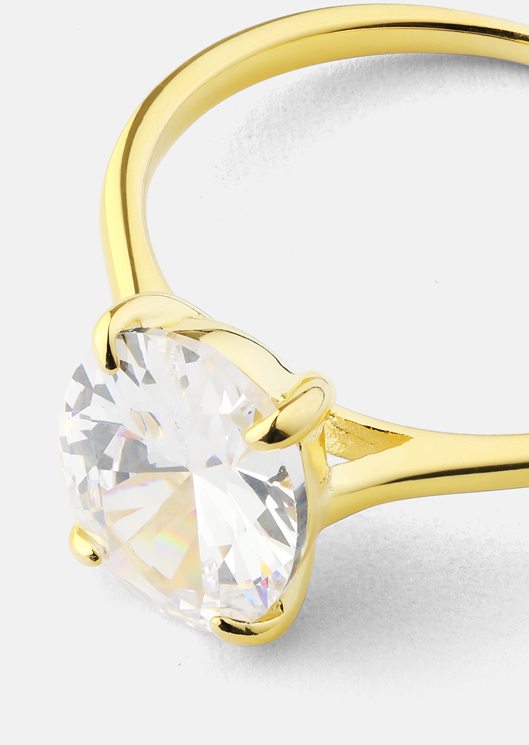 Bague Clarity - 18k Plaquée or