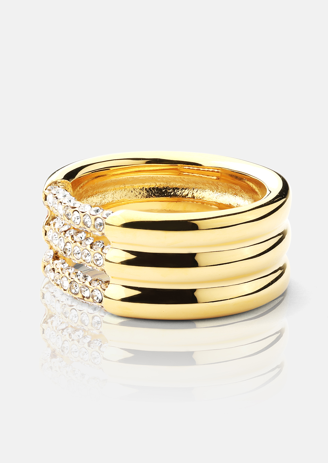 Bague Lumière - Plaqué or 18k
