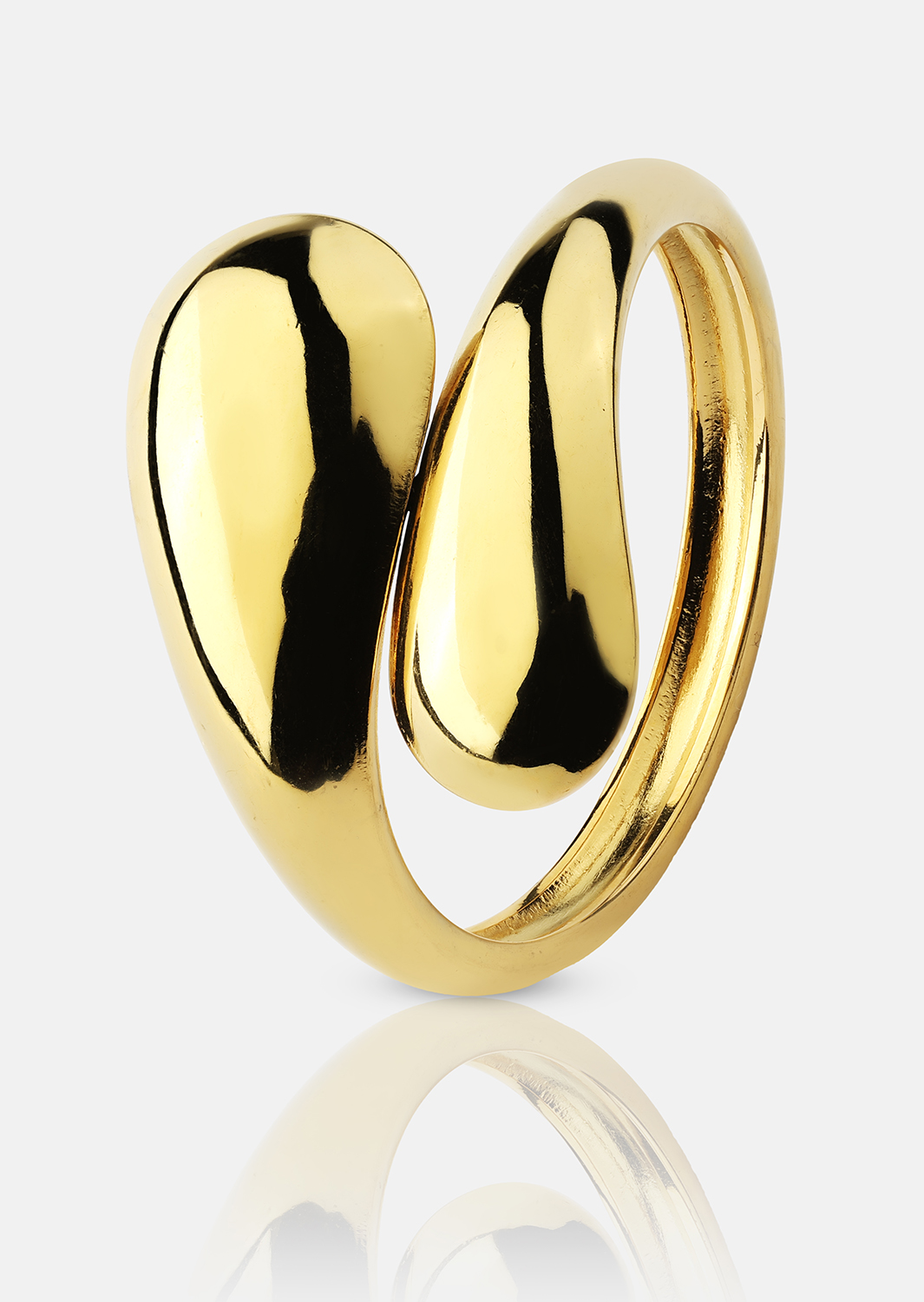 Bague Bold Drops - Plaqué or 18k