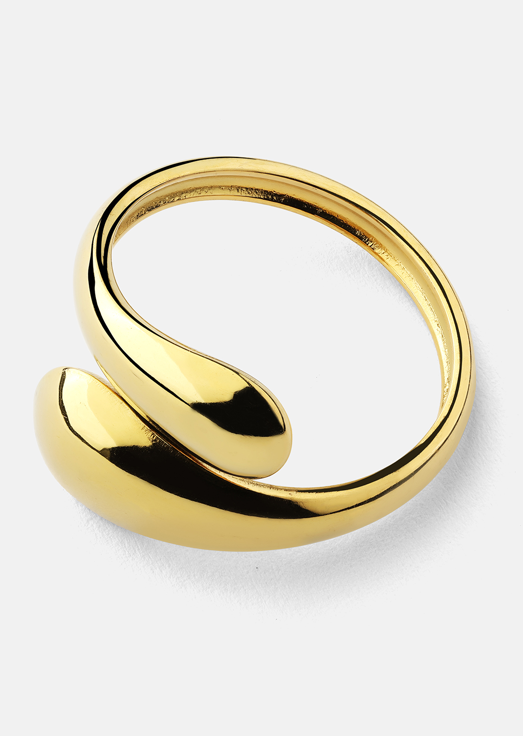 Bague Bold Drops - Plaqué or 18k
