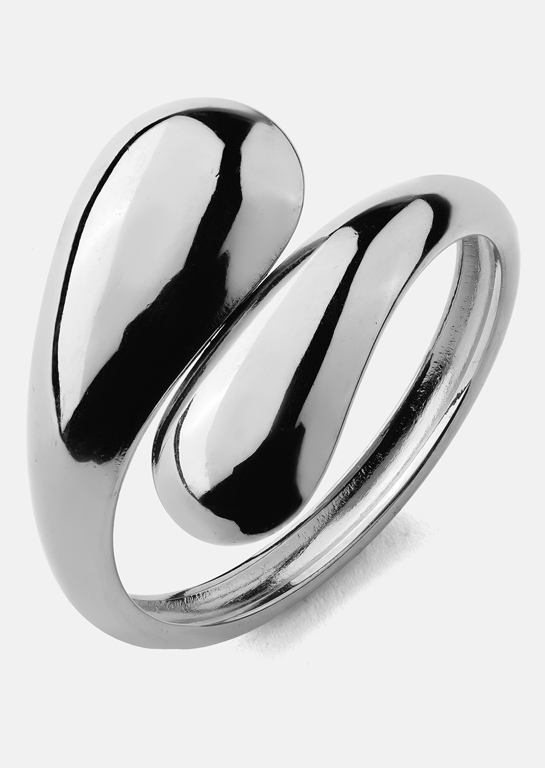 Bague Bold Drops - Plaquée argent