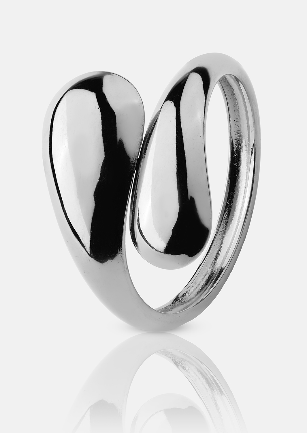 Bague Bold Drops - Plaquée argent