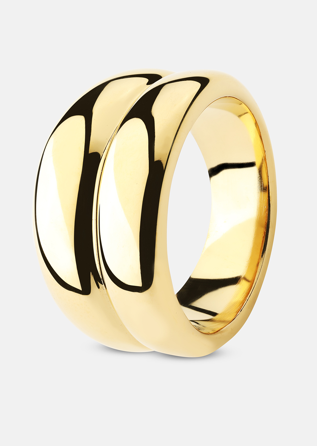 Bague Radiant - Plaqué or 18k