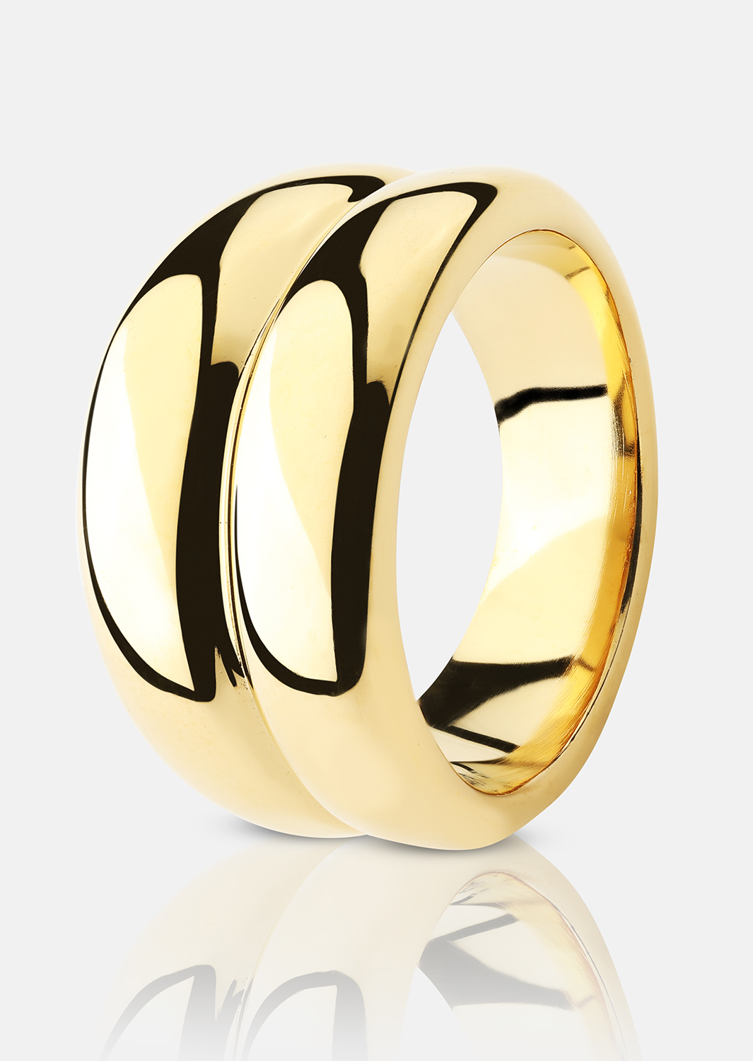 Bague Radiant - Plaqué or 18k