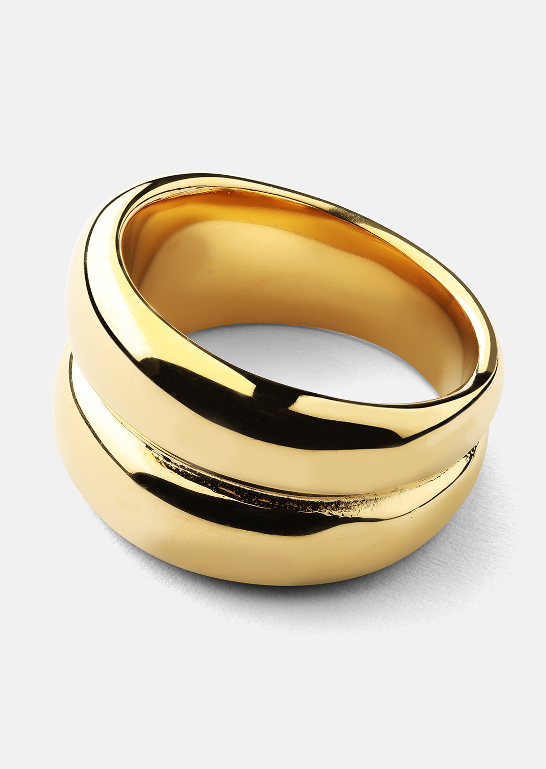 Bague Radiant - Plaqué or 18k