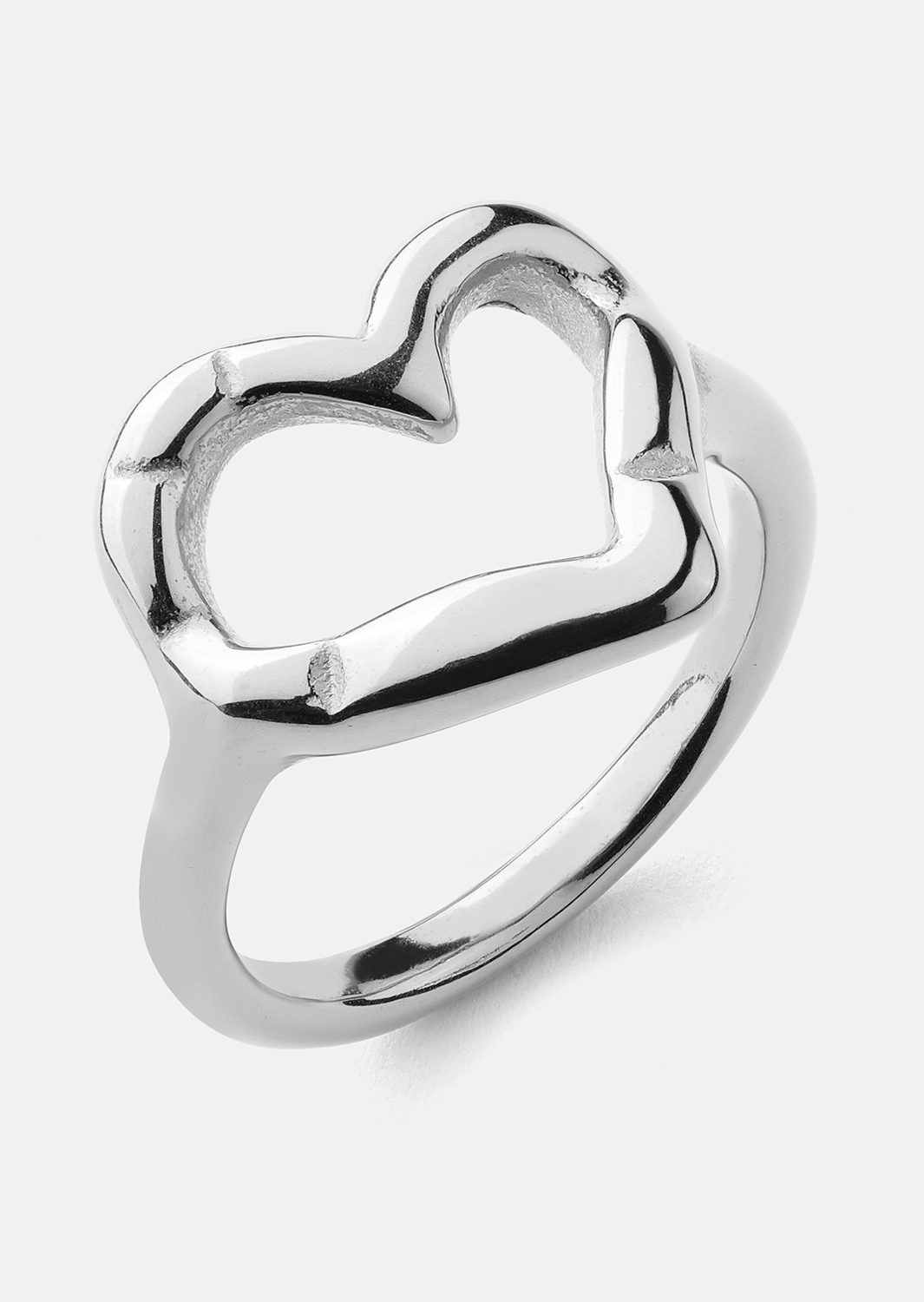 Bague Heartbeat - Plaquée argent