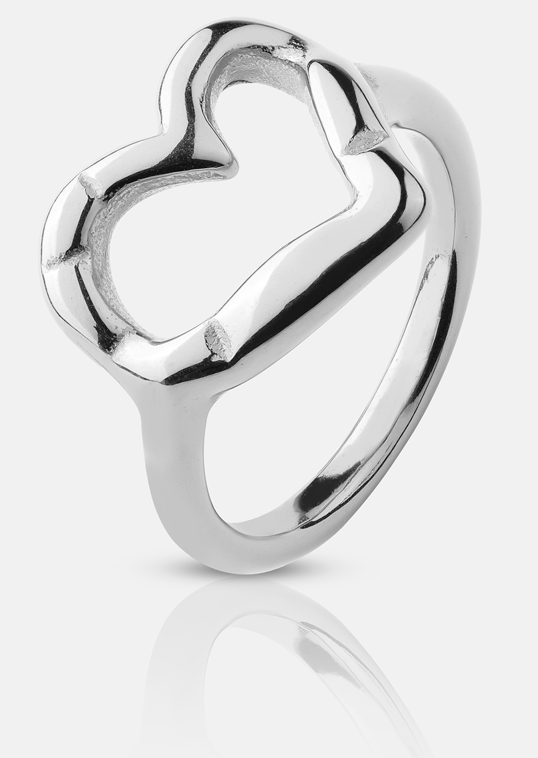 Bague Heartbeat - Plaquée argent