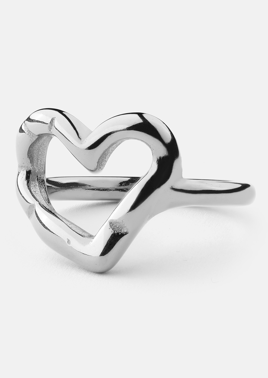 Bague Heartbeat - Plaquée argent