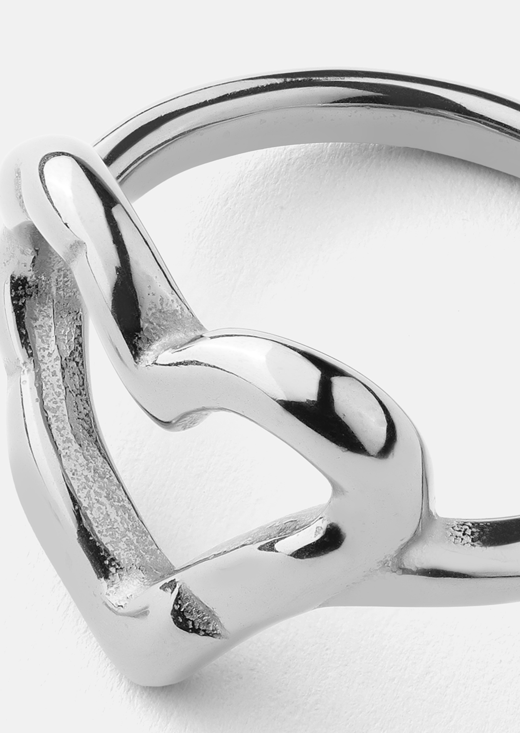 Bague Heartbeat - Plaquée argent