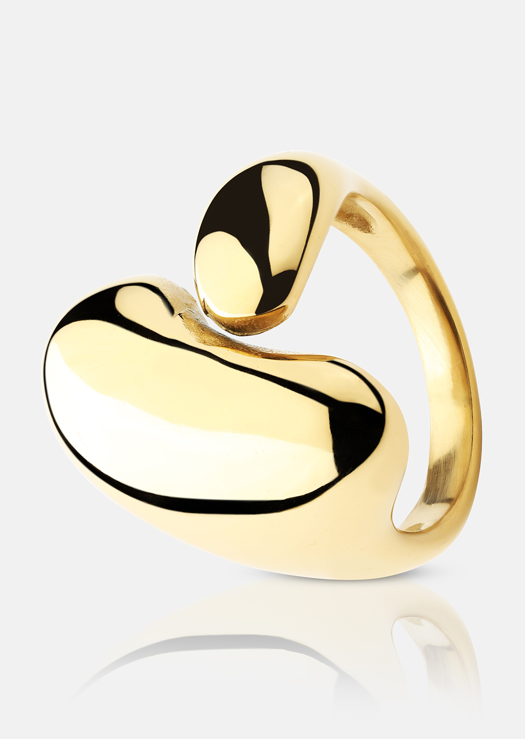 Bague Fluid Power - 18k Plaquée or