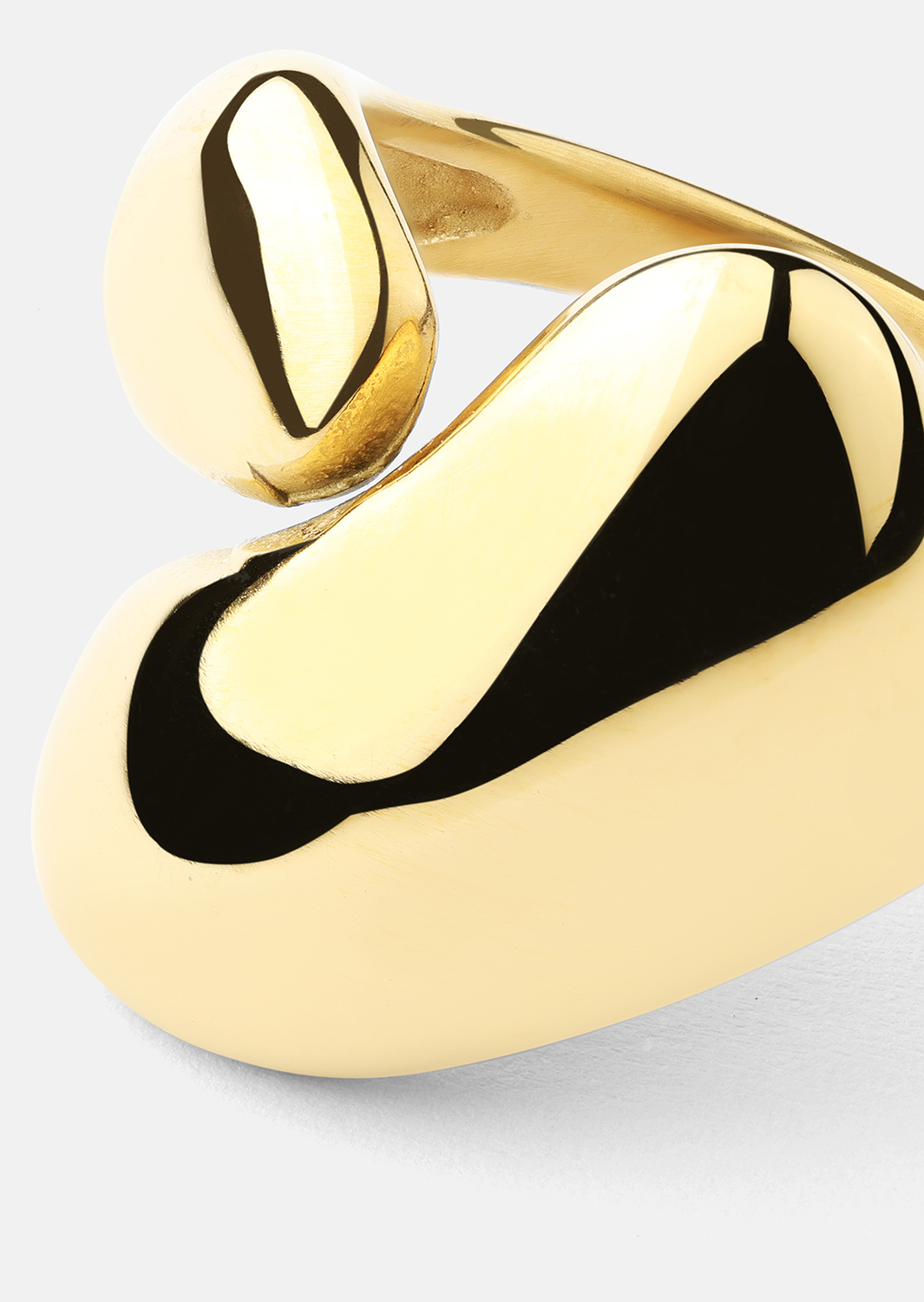 Bague Fluid Power - 18k Plaquée or