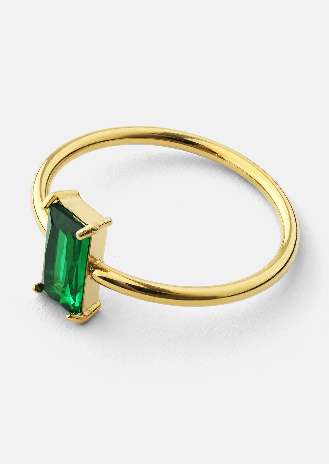 Bague Emeraldis - 18k Plaquée or