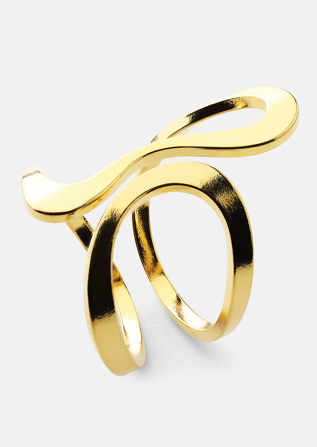 Bague Infinity Flow - 18k Plaquée or
