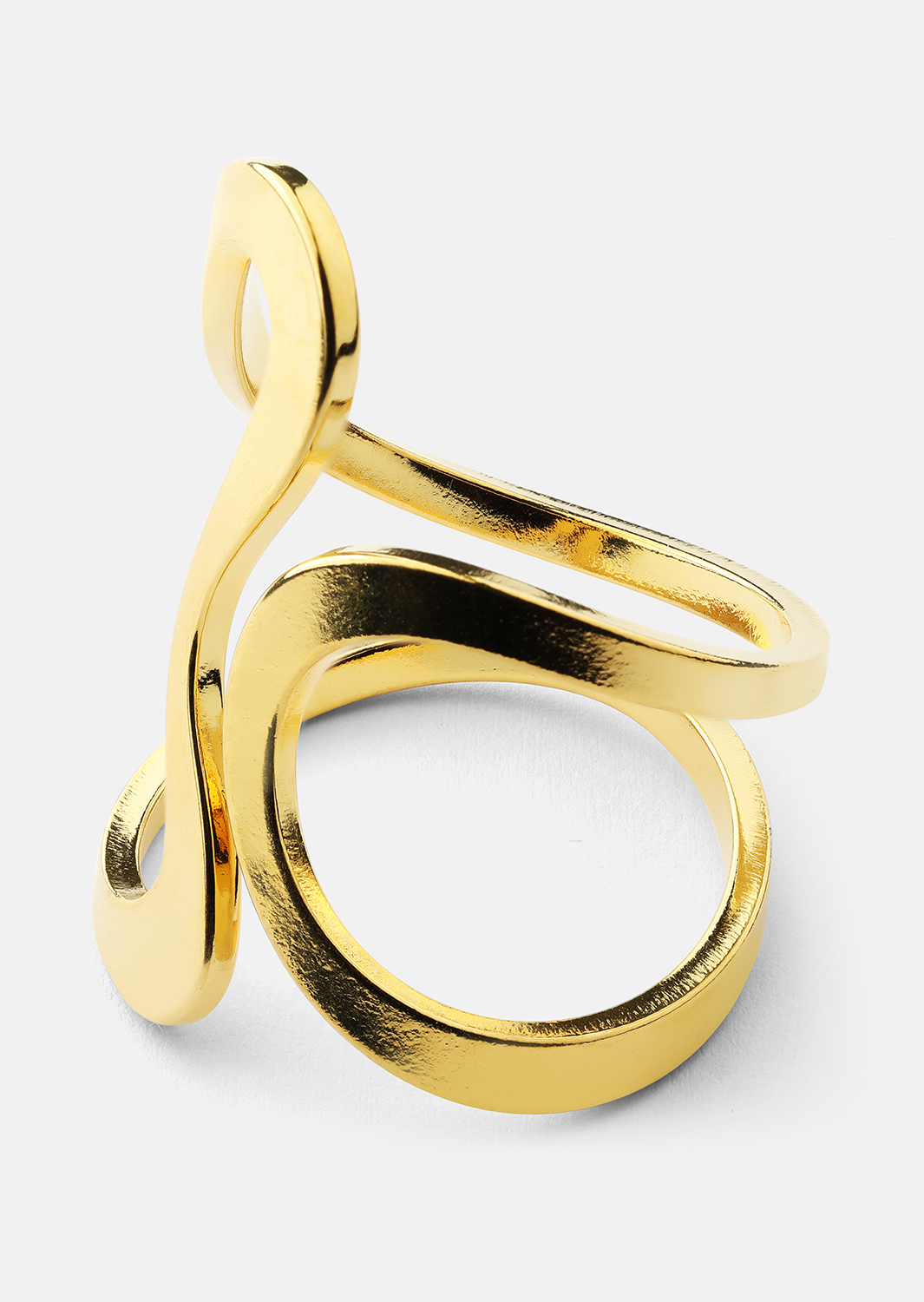 Bague Infinity Flow - 18k Plaquée or
