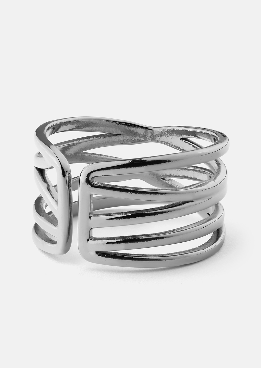 Bague Silver Maze - Plaquée argent