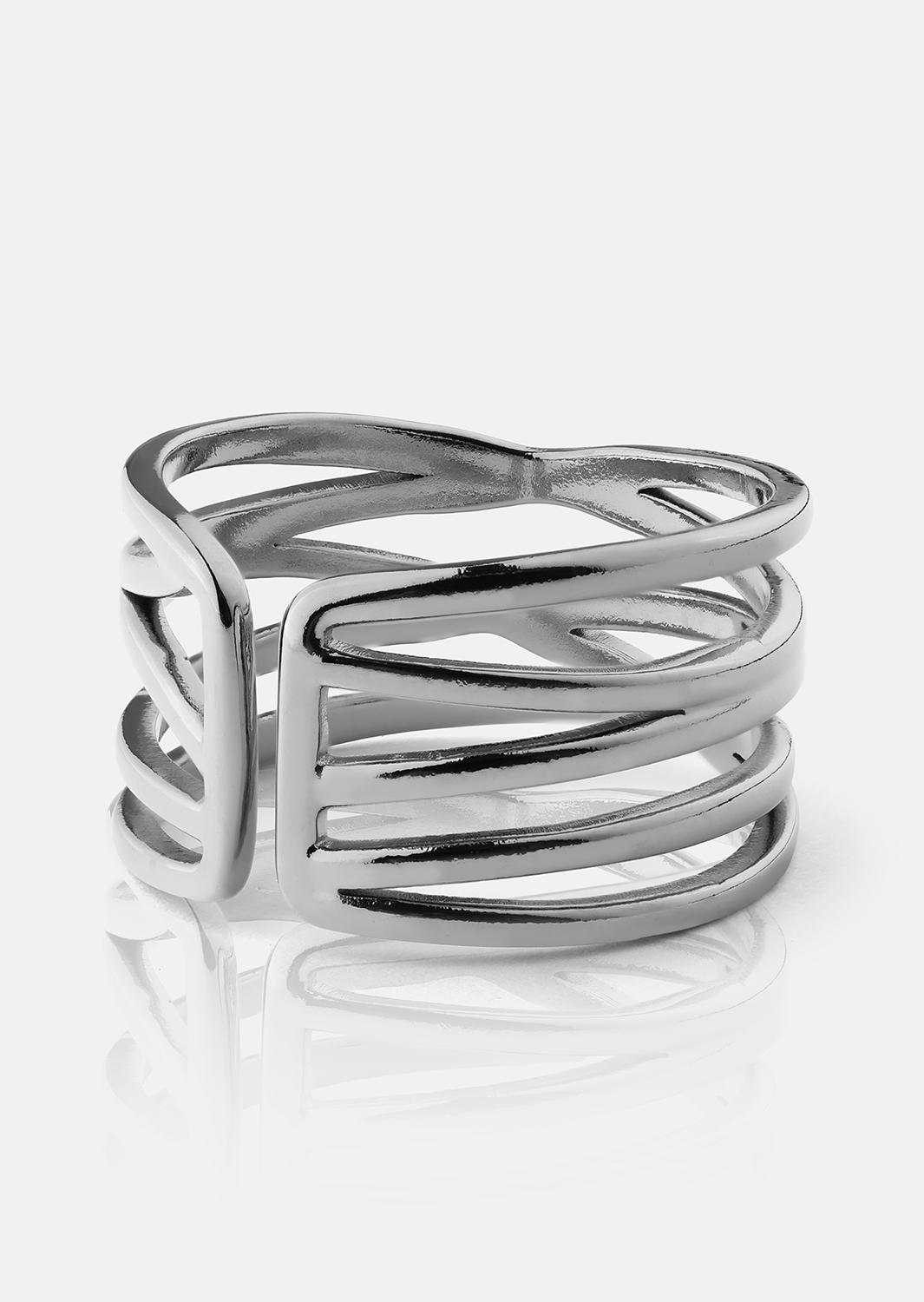 Bague Silver Maze - Plaquée argent
