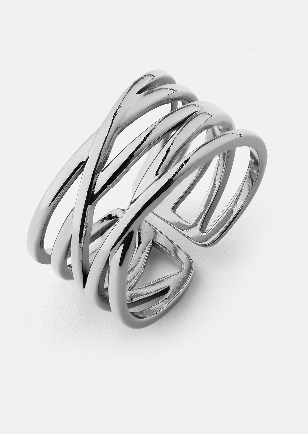 Bague Silver Maze - Plaquée argent