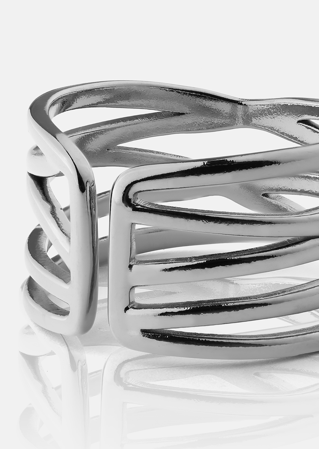 Bague Silver Maze - Plaquée argent