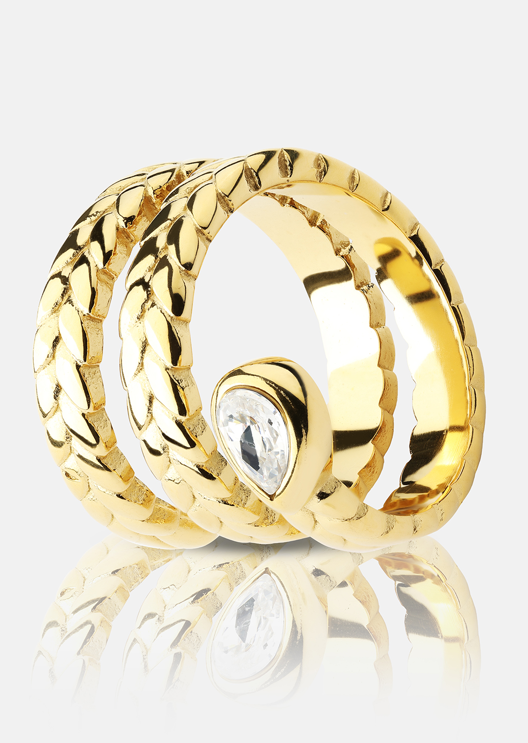 Bague Elira - 18k Plaquée or
