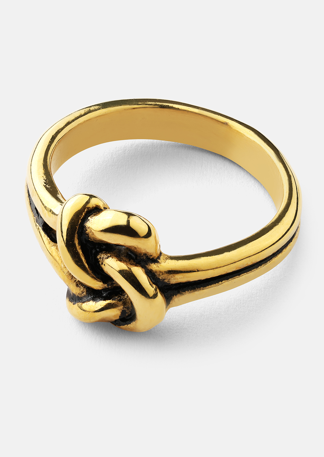 Bague Knot - Plaqué or 18k