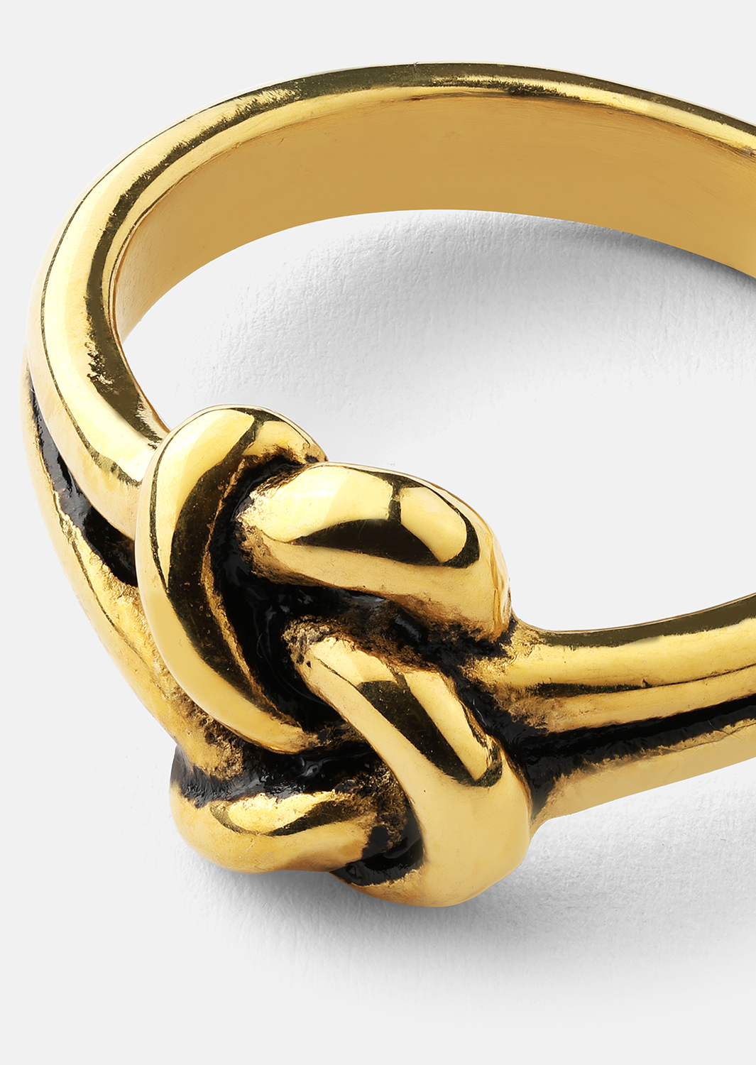 Bague Knot - Plaqué or 18k