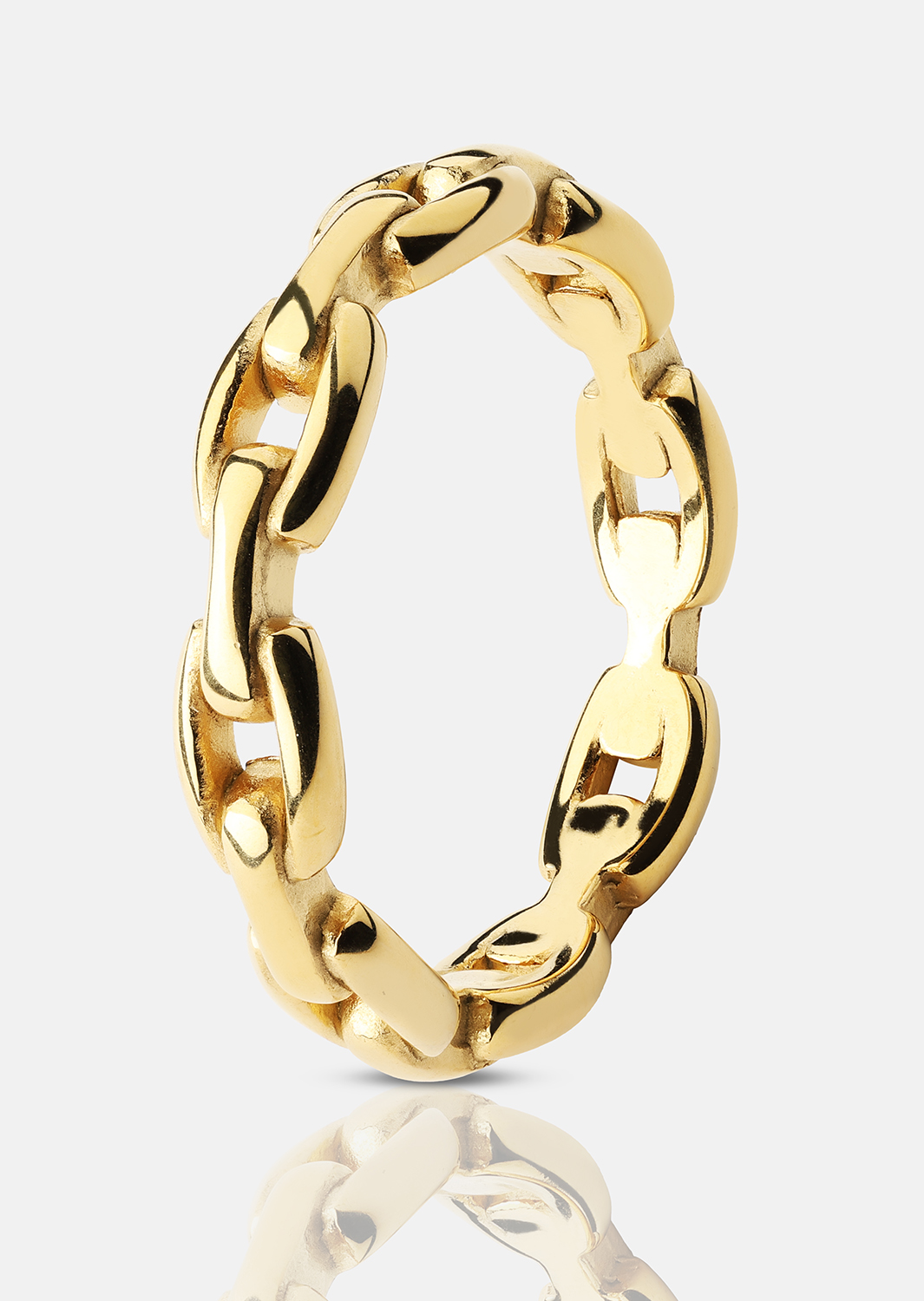 Bague Bold Chain - 18K Plaquée or