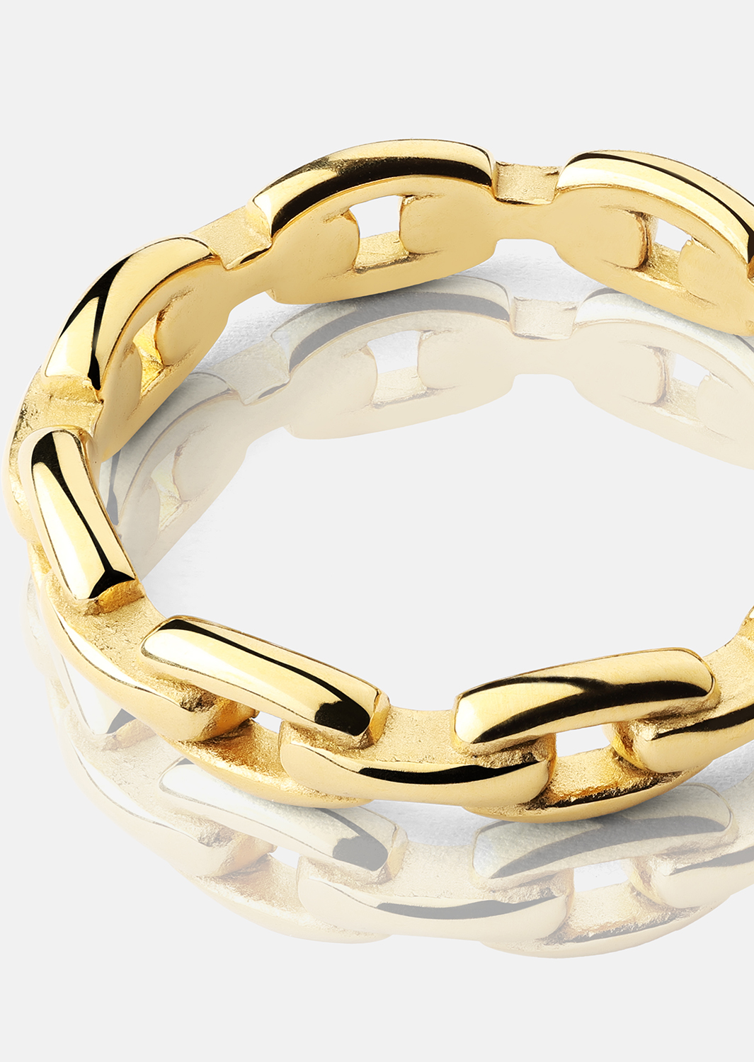 Bague Bold Chain - 18K Plaquée or