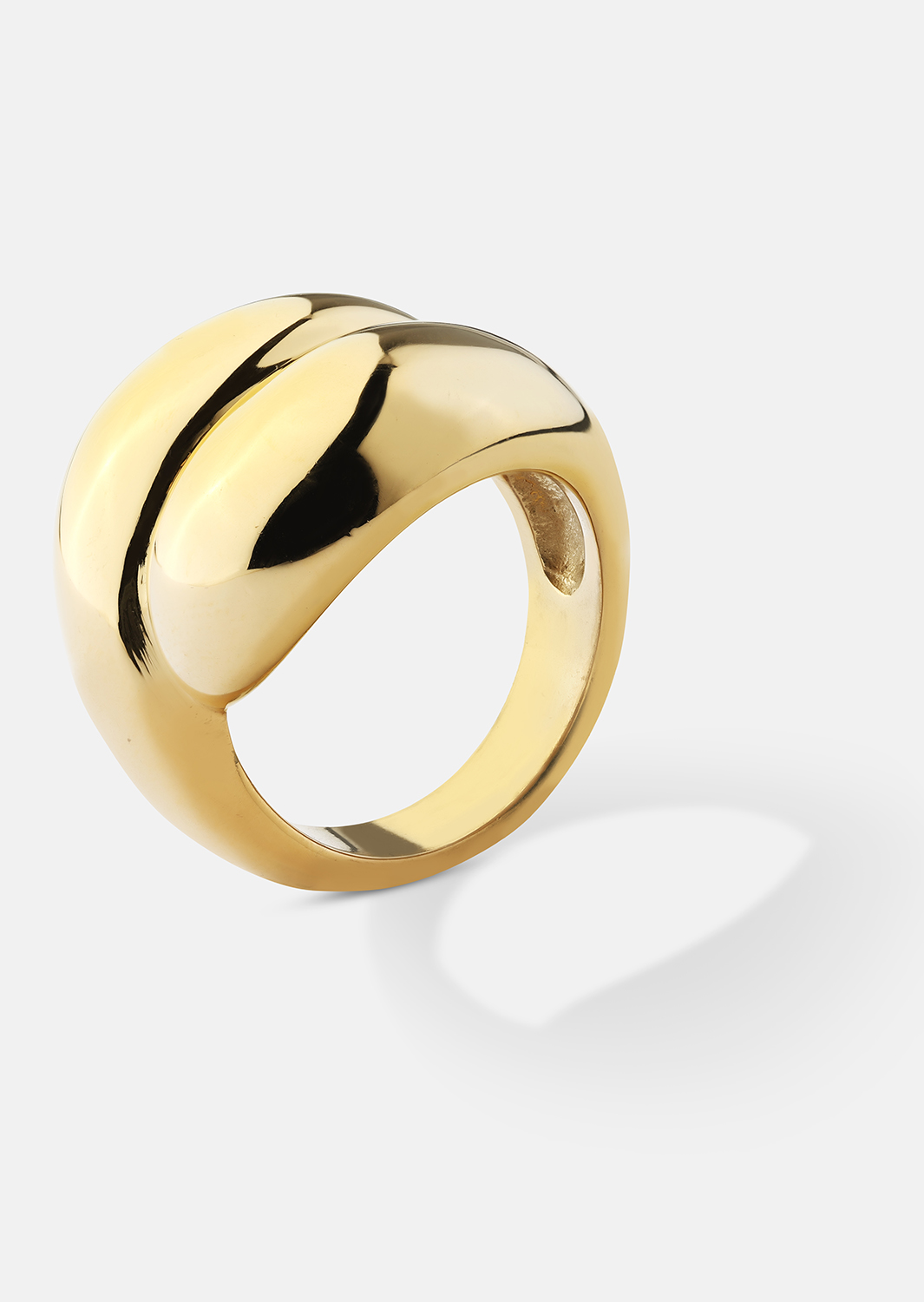 Bague Bold Flow - 18k Plaquée or