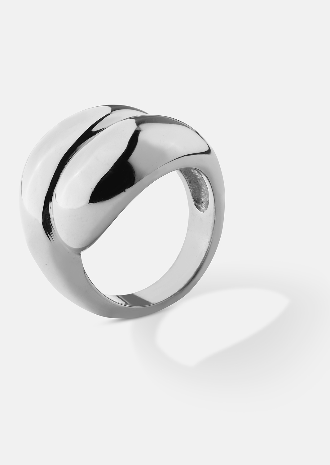 Bague Bold Flow - 18k Plaquée argent