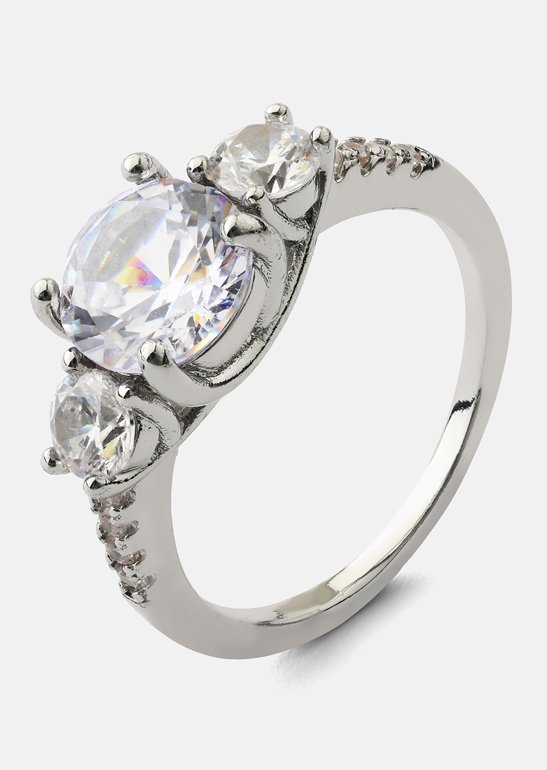 Bague Trinity - Plaquée argent