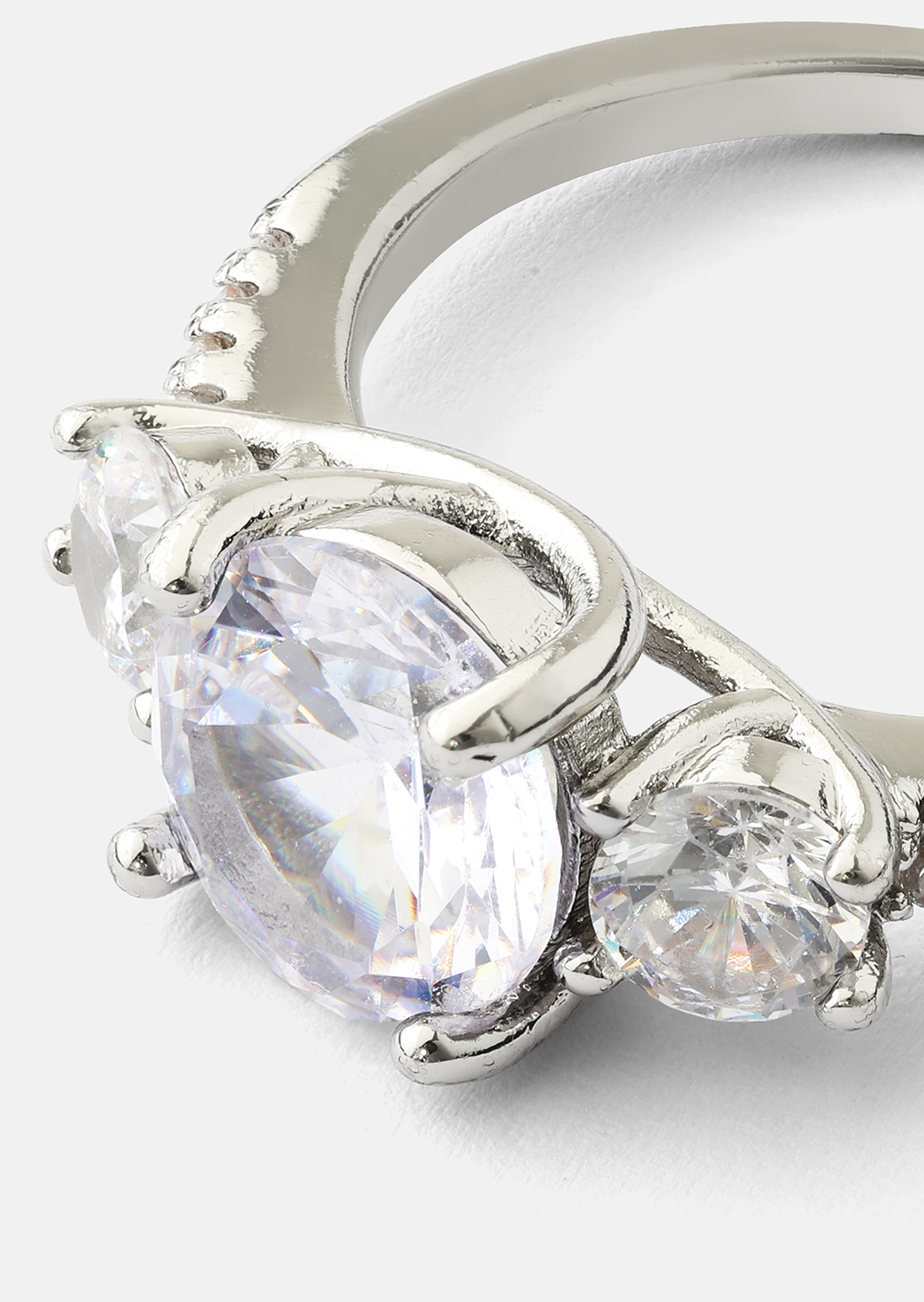 Bague Trinity - Plaquée argent