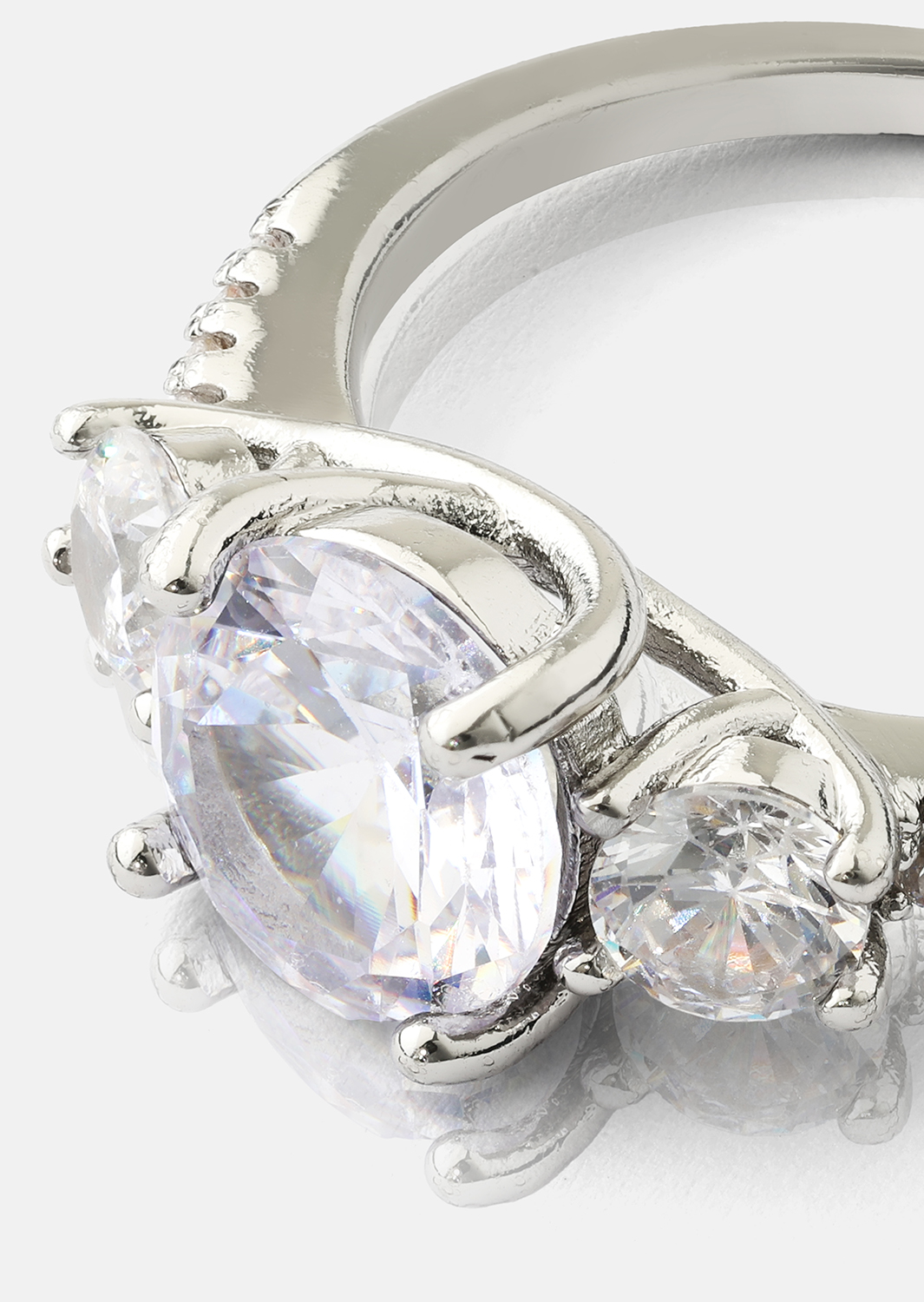 Bague Trinity - Plaquée argent